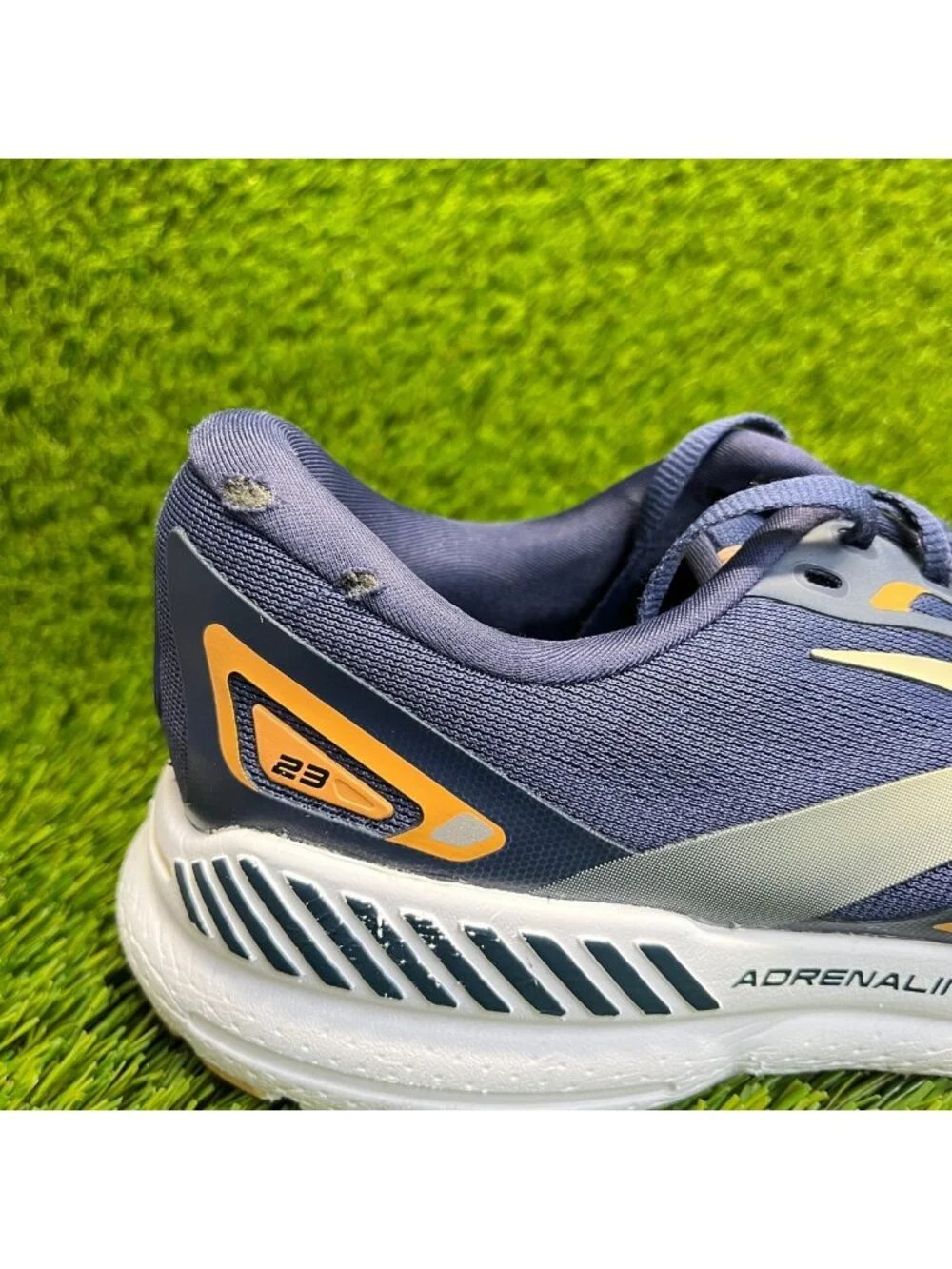 Brooks Adrenaline GTS 23 Womens Size 10.5 Blue Athletic Running Shoes Sneakers